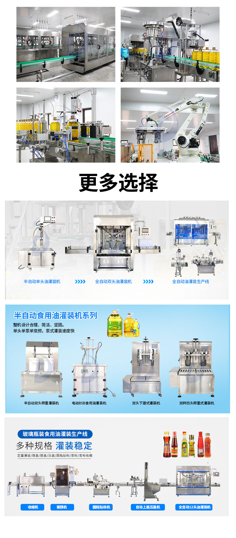 全自動十二頭食用油灌裝機(jī)
